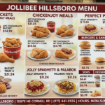 Jollibee hillsboro menu